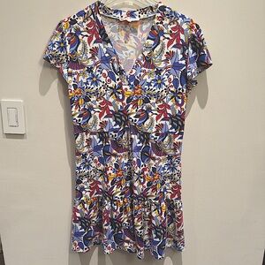 Jude Connally Ginger Dress Multicolor Floral Dress women’s Size Small